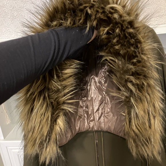 Calvin Klein Mixed Material Coat - Picture 8 of 9